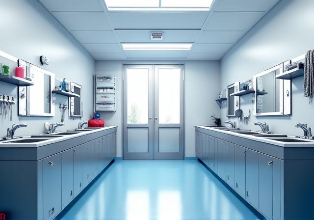 プロ仕様の設備が整ったグルーミング室